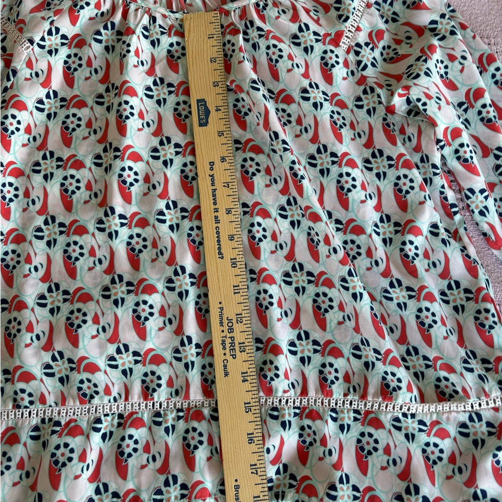 Copper Key Women's Blouse - Red, Black, and White Pattern - Picture 8 of 9